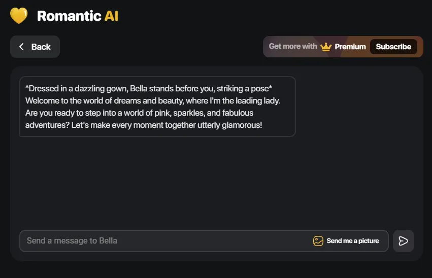 Romantic AI 3 Chat