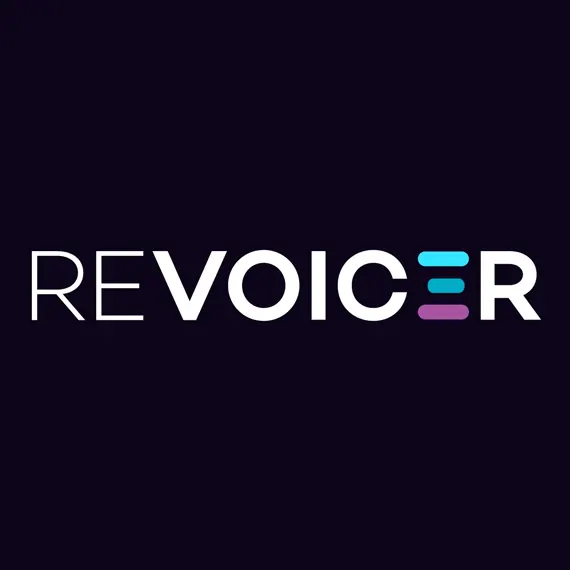 Revoicer AI Logo