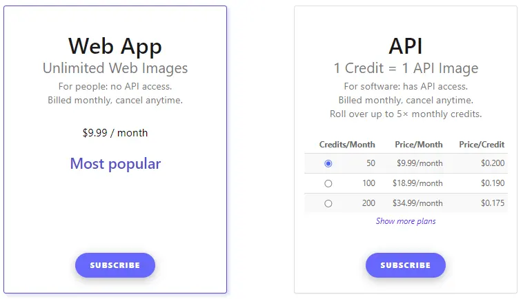 Vectorizer AI Plans