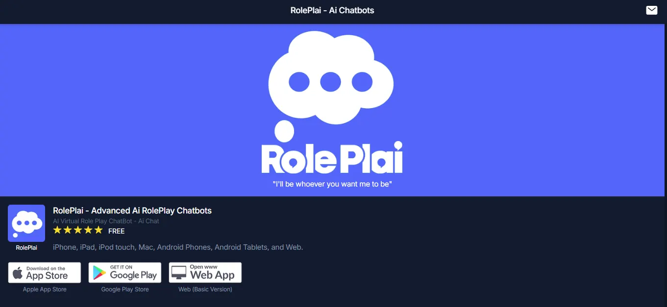 Roleplai app