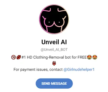 Unveil AI Telegram bot